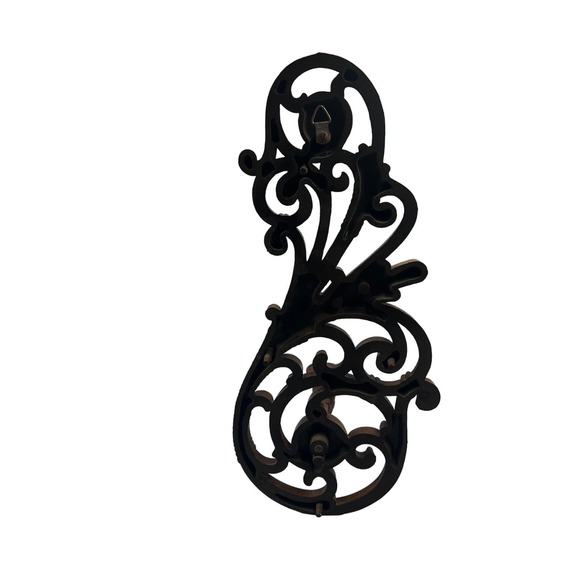 Vintage Dart Industries Boho MidCentury Wall Mounted Scone Faux Rattan Wicker - Picture 2 of 8